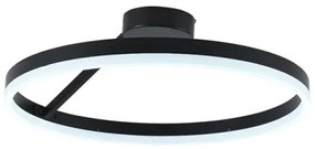 LED Stmievateľný prisadený luster LED/40W/230V 3000-6500K čierna + diaľkové ovládanie