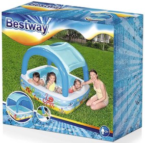 BESTWAY Detský bazén so strieškou, 140 x 140 x 114 cm 52192