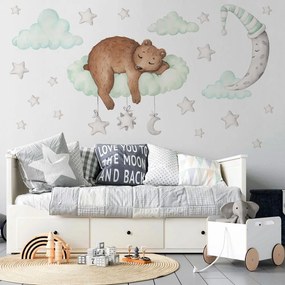 Gario Detská nálepka na stenu Sweet dreams - medvedík