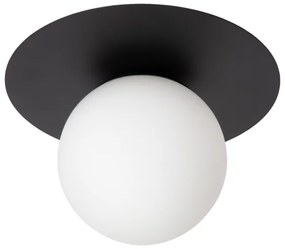 Lucide 79187/01/30 - Stropné svietidlo TRICIA 1xE27/15W/230V pr. 25 cm čierna