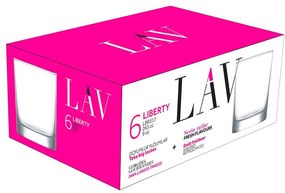 Sklenený pohár 265 ml 6 ks LV-LBR317F