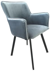 Jedálenská stolička AMELIA sivá