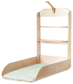 Závesný prebaľovací pult v prírodnej farbe Roba style - Roba