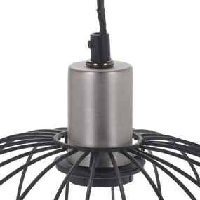 Závesná stropná lampa Loft 30 cm, čierna