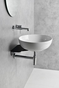 Sapho Sapho, TETRIS držiak umývadla, stojanová batéria, čierna matná, TZ429