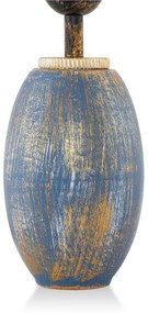 Stolná lampa RAMZES 1xE27/40W/230V krémová/modrá