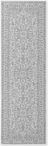 NORTHRUGS, Behúň Duet Kona 106249 White/Gray - na von aj na doma, 80x250, šedá, chodba / predsieň