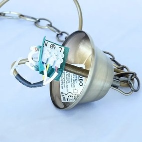 Brilagi - Závesný luster na reťazi NOSTALGIA 1xE27/60W/230V