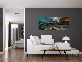 Obraz - Nočná scéna (120x50 cm)