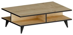 Konferenčný stolík DIAMOND hnedá/čierna