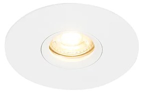 Inteligentné zapustené bodové svietidlo biele vrátane Wifi GU10 50mm - Buco