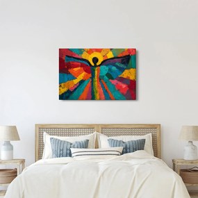 Obraz - Maľovaný anjel (90x60 cm)