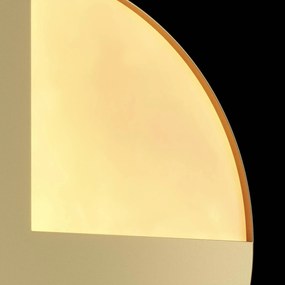 Maytoni Jupiter nástenné LED svetlo zlatá Ø 18,4cm