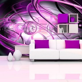 Sablio Tapeta Fialová abstrakcia - 125x75 cm