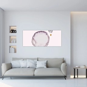 Obraz - Fialový minimalizmus N⁰4 (120x50 cm)