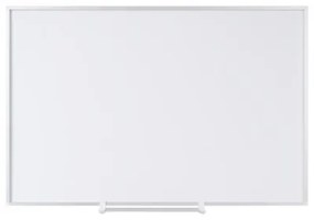 Bi-Office Biela popisovacia magnetická tabuľa na stenu LUX, 1500 x 1000 mm