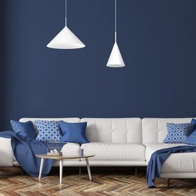 Závesný luster na lanku CAPITAL 1xGX53/15W/230V pr. 46 cm biely