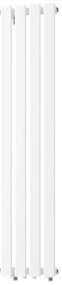 Gamma Vertical, vykurovacie teleso 296x1400 mm, 458 W, biela matná, GMA-VERT-1400296-WH