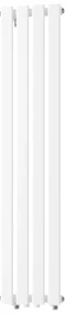 Gamma Vertical, vykurovacie teleso 296x1400 mm, 458 W, biela matná, GMA-VERT-1400296-WH
