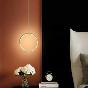 Toolight Toolight, LED závesné svietidlo 7W, 4000K, 500lm, G112-CP, zlatá, OSW-09707