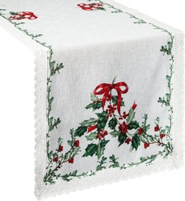 VIANOČNÝ BEHÚŇ NA STÔL XMAS7 40X140 CM VZOROVANÁ
