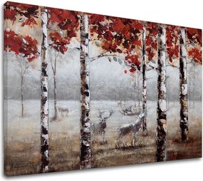 Obraz na plátne PRECHÁDZKA LESOM 1 dielny XOBCHZH5696E1