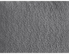 Sivá podnožka z textílie buklé Roxelane – Bobochic Paris