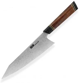 BAZAR!!! nůž Kiritsuke / Chef 8,5" Dellinger Octagonal Desert Iron Wood FULL