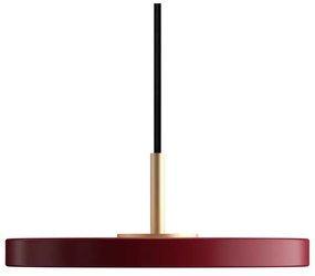 Červené LED závesné svietidlo s kovovým tienidlom ø 15 cm Asteria Micro – UMAGE