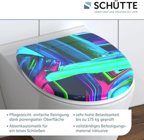 Eisl Sanitär WC sedátko Duroplast Soft Close Neon Paint 82191