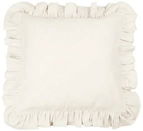 Polštář s volánky vanilka 45cm
