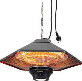 Blumfeldt Heat Hexa, infračervený ohrievač, 800/1200 W, halogén, IP34, LED, bronzový