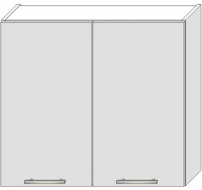 Skrinka do kuchyne Bono W80 Biela Alaska/Biely