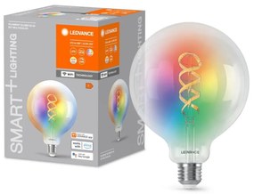 Ledvance LED RGBW Stmievateľná žiarovka SMART+ E27/4,8W/230V 2700-6500K Wi-Fi - Ledvance P225565
