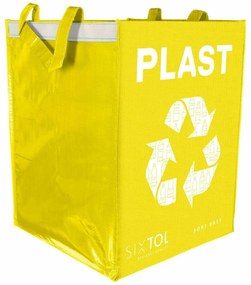 Sixtol Taška na triedený odpad SORT EASY PLASTIC, 36 l