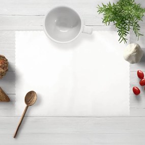 Biante Teflónové prestieranie na stôl TF-027 Biele bez vzoru - 30x40 cm - SKLADOM