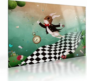 Sklenený obraz - Fantasy zajačik (70x50 cm)