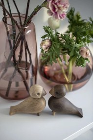 Kay Bojesen Denmark Drevené vtáčiky Lovebirds Oak Wood - set 2 ks