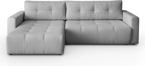 ROHOVÁ SEDAČKA SHARLOTTE 261 x 143 cm SIVÁ