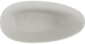 Mexen Milano, voľne stojaca vaňa z konglomerátu 150 x 82 cm, betónová matná, 57301508561