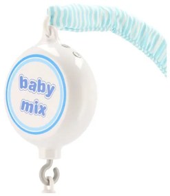 BABY MIX Elektronický kolotoč nad postieľku Baby Mix Slony a líšky s melódiami