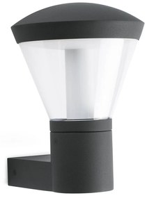 Pôsobivé vonkajšie nástenné LED svietidlo Shelby