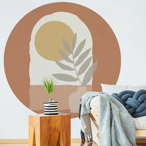 Samolepka na stenu 120x120 cm Sunrise and Olive Branch – Ambiance