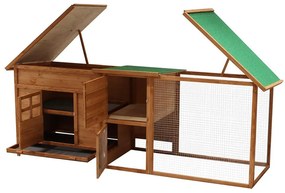 Kurník Avenberg IRIS 215 x 65 x 80 cm hnedý