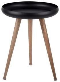 Kovové okrúhle odkladacie stolíky v súprave 3 ks Tripod – Leitmotiv