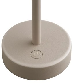 Nordlux - LED Stmievateľná nabíjacia stolná lampa ELLEN LED/2,8W/3,7V IP44 béžová