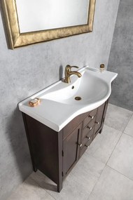 Aqualine, ZARA 100 keramické umývadlo na nábytok 99,5x46,5cm, biela, 10100