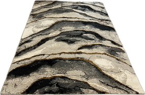 HU Sivý moderný koberec Artiste 23433B-Grey-L.Grey Rozmer: 200x290 cm