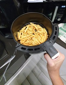 Ruhhy 16864 Teplovzdušná fritéza 4L, 1300 W čierna