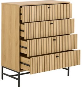 Komoda s zásuvkami OLIVIA dub